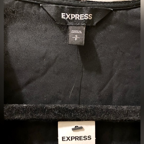 NWT, Express, Velvet with silver Polka dots - Picture 4 of 5